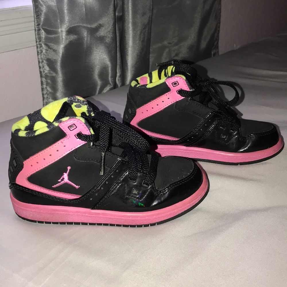 Adorable girl Nike Jordan’s